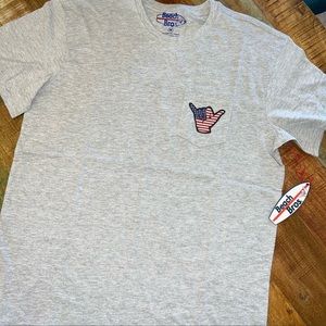 Beach Bros. Gray Graphic T-shirt. SZ. M. NWT